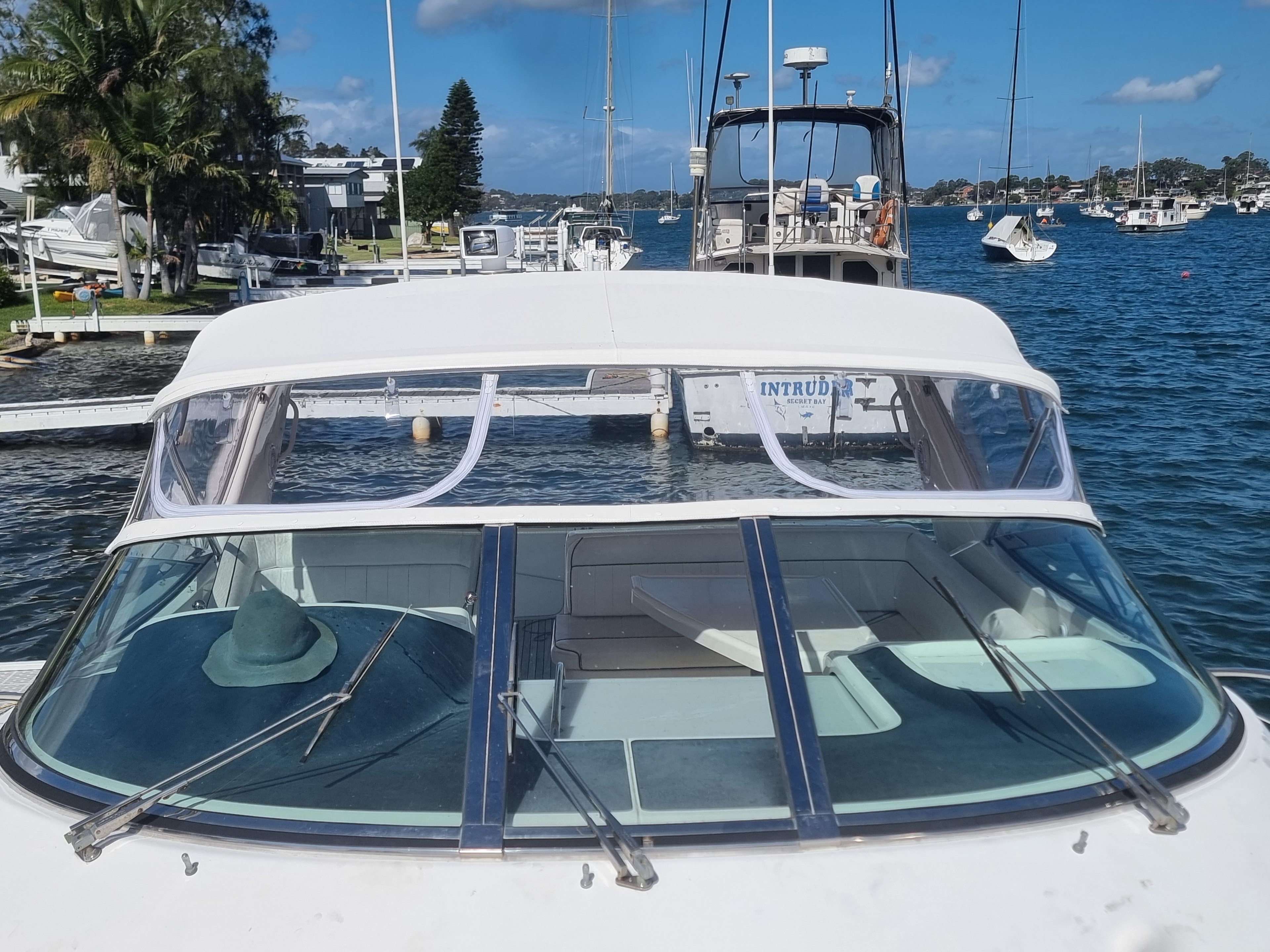 Awning & Bimini Reskin with New Clears — photo