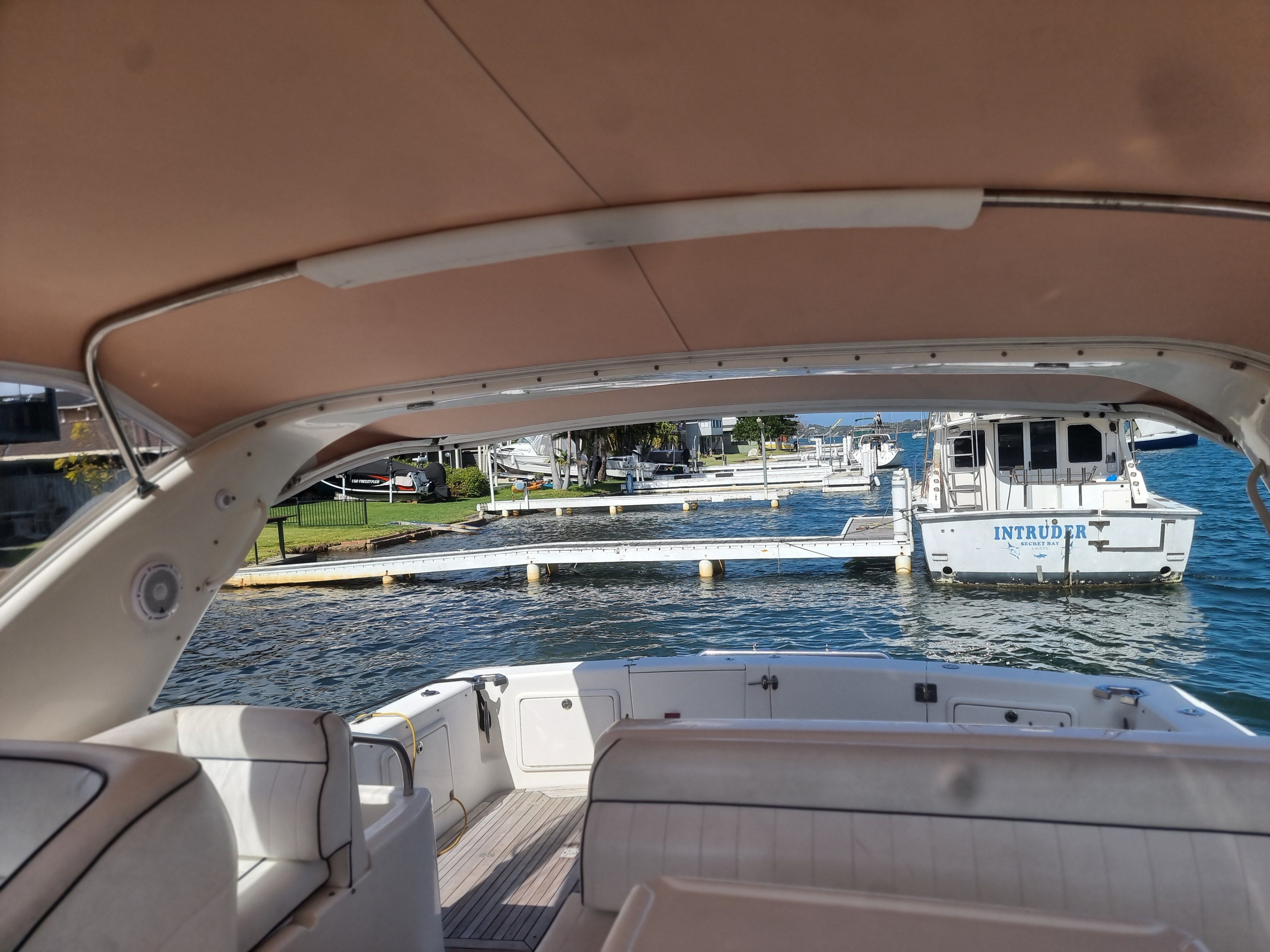 Awning & Bimini Reskin with New Clears — photo