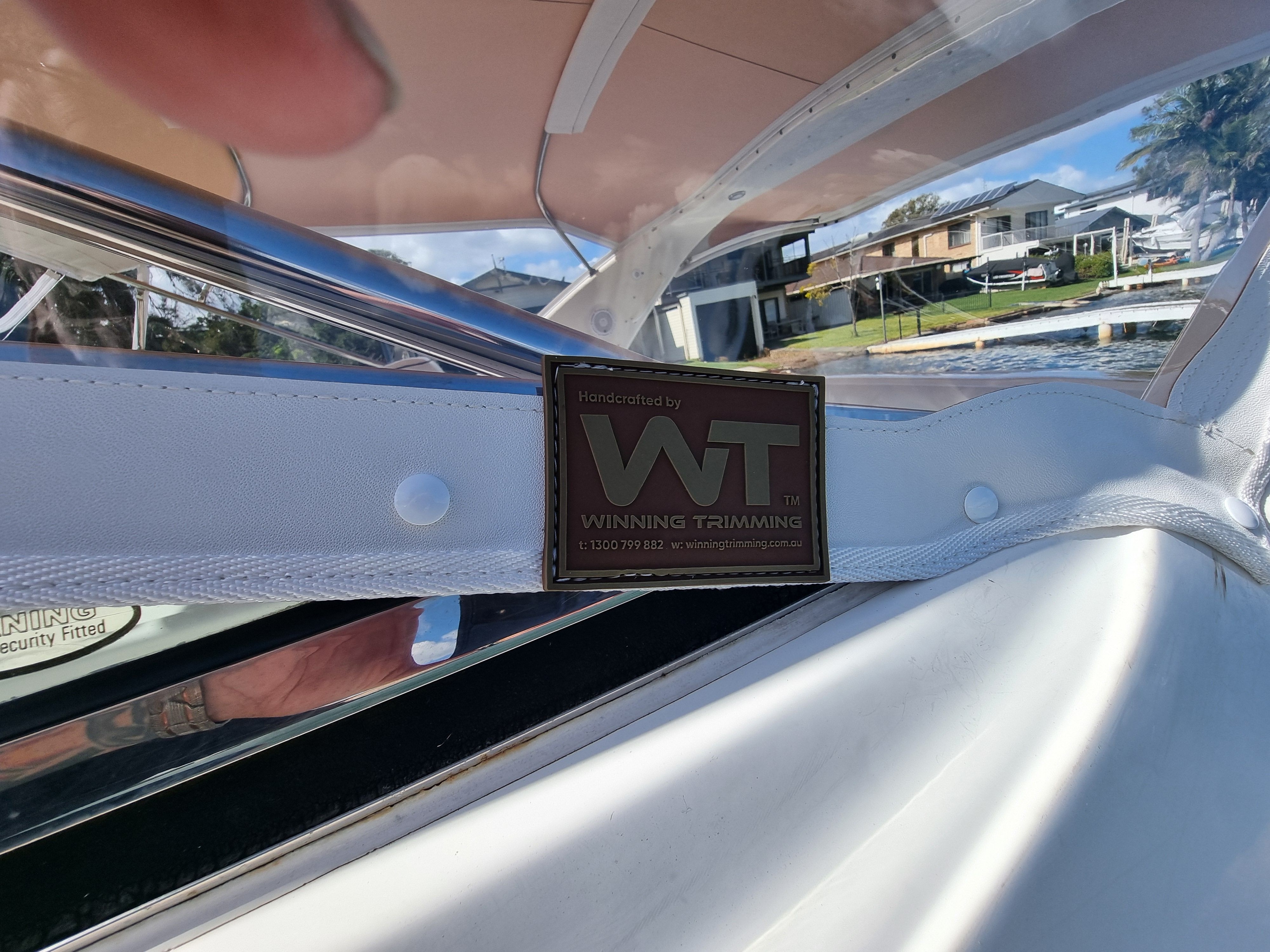 Awning & Bimini Reskin with New Clears — photo