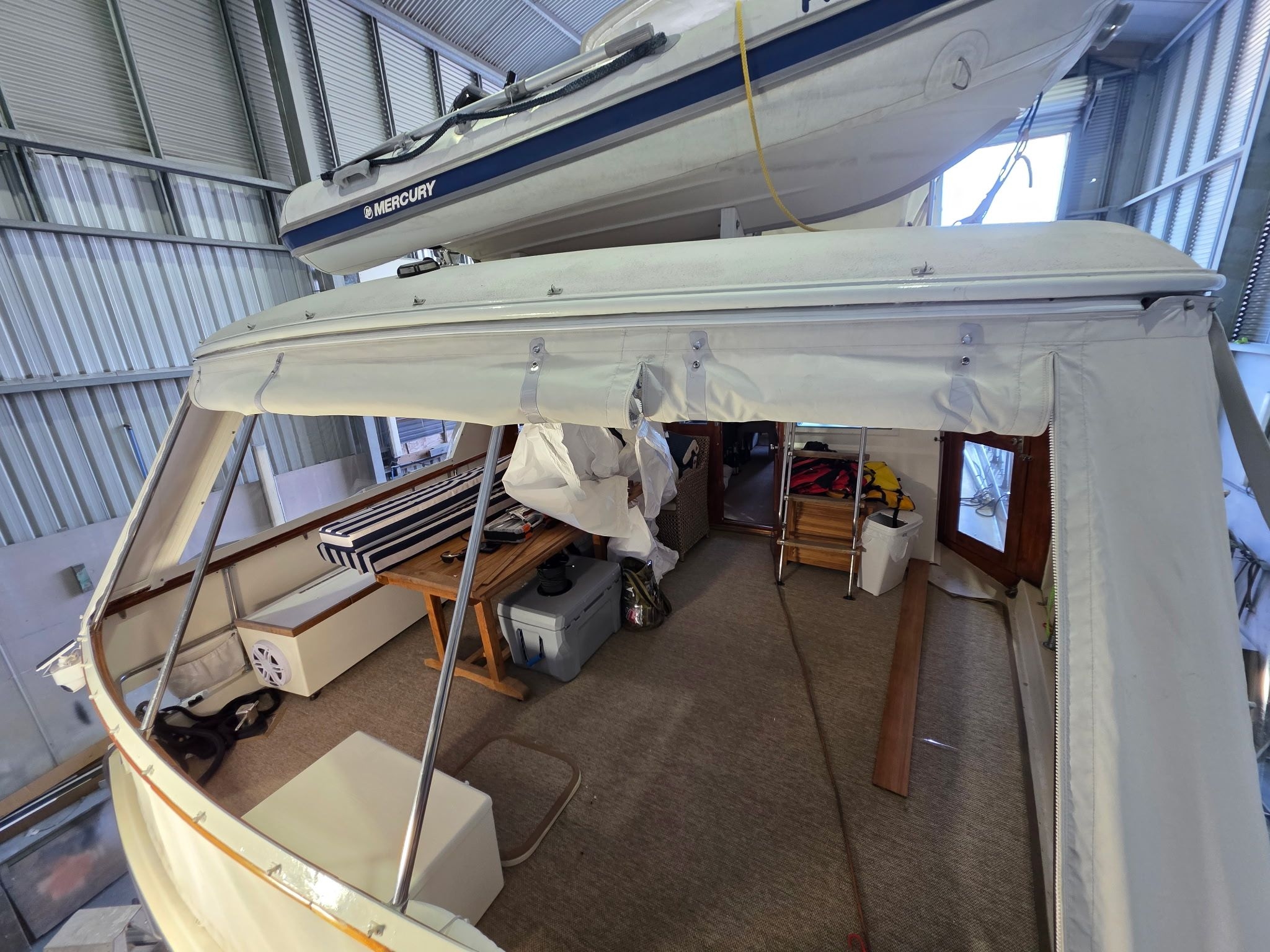 Aft Cover Alterations & New Side Clears — photo 7