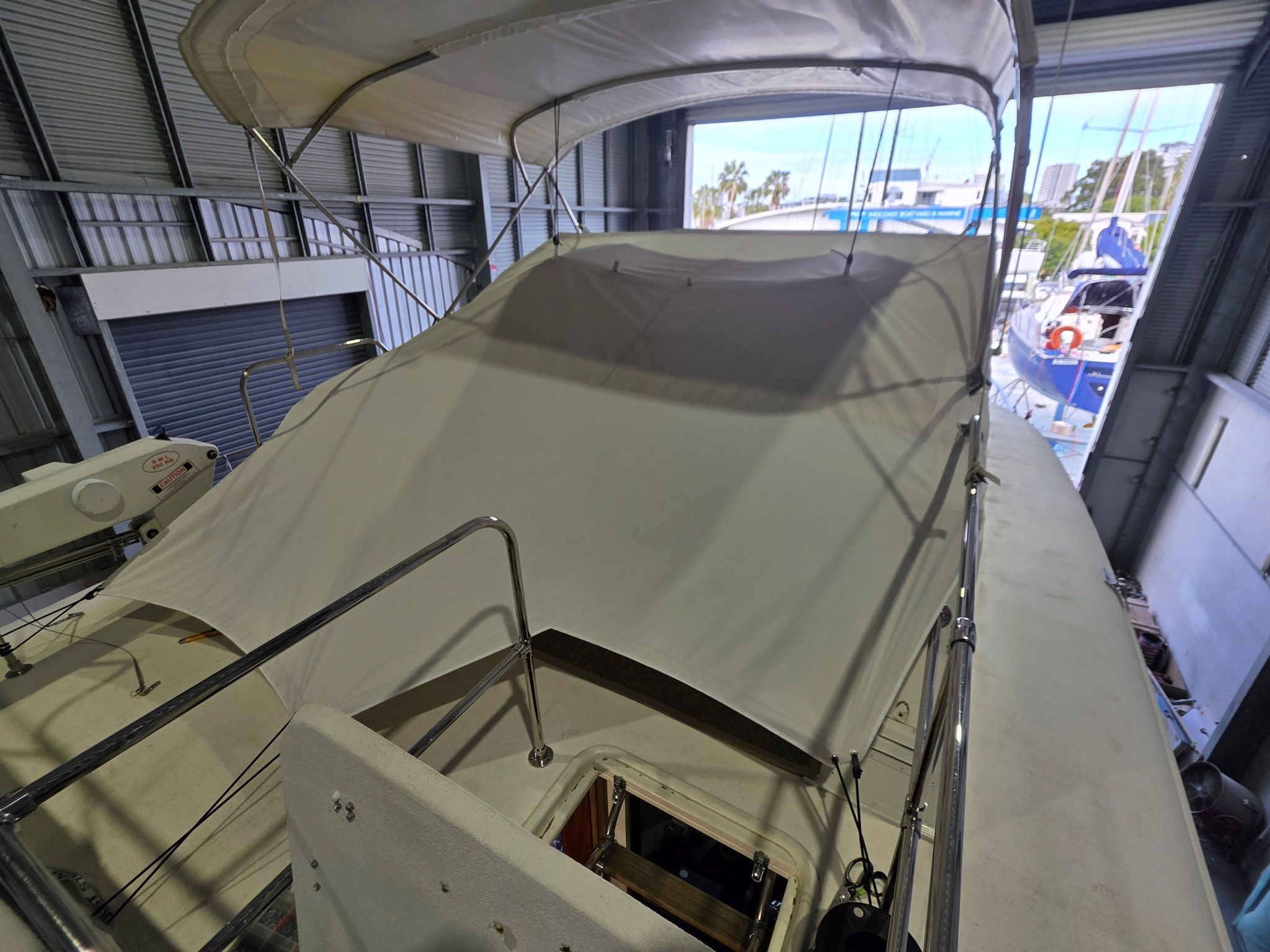 Aft Cover Alterations & New Side Clears — photo 8