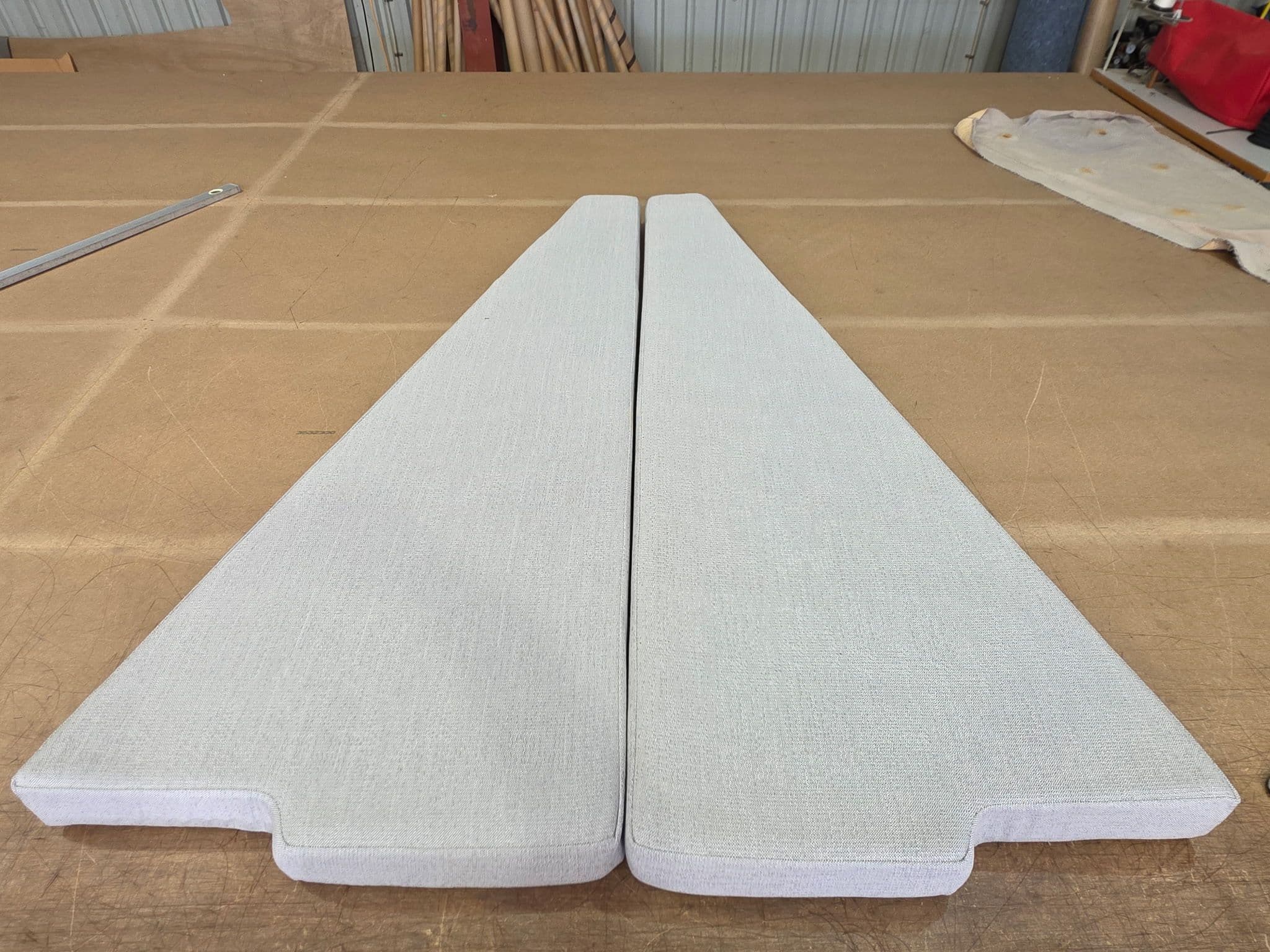 V-Berth Cushions in Sunbrella — photo 1