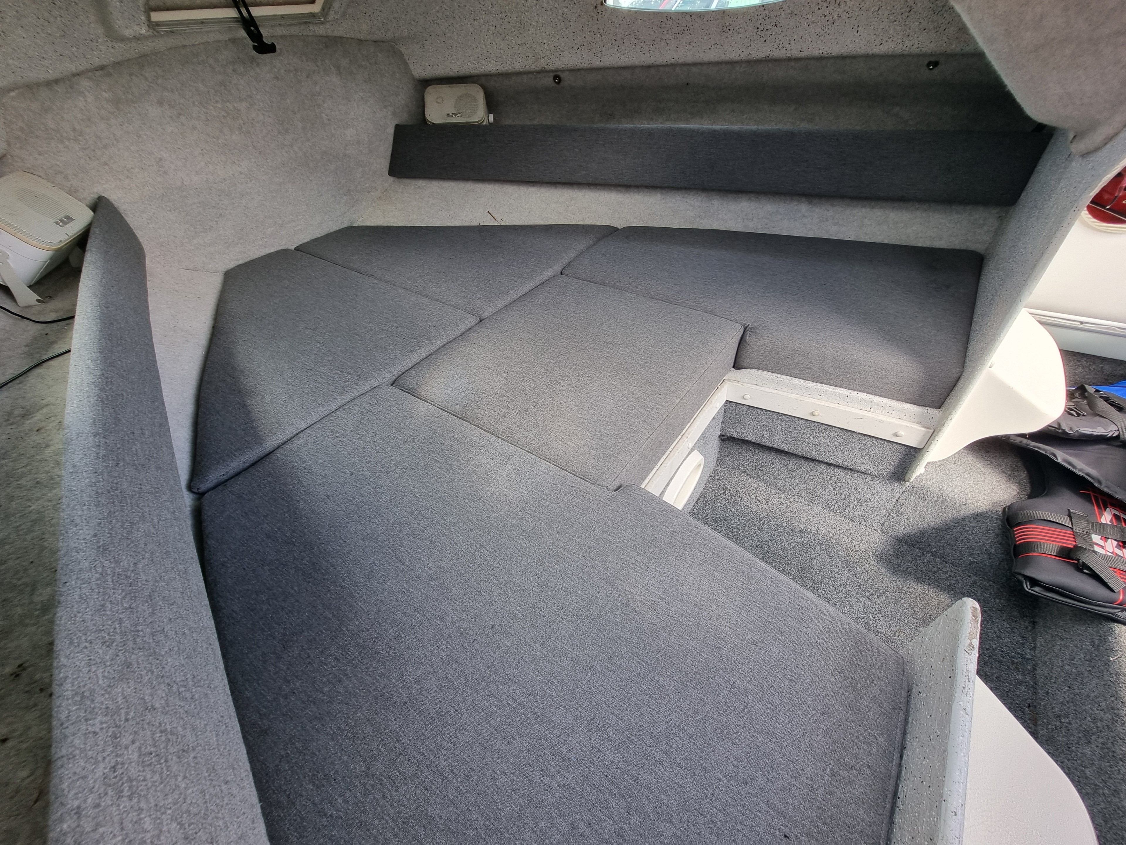 Final Invoice - Replace V-Birth Cushions, New 100mmm Foam, Cover in — photo