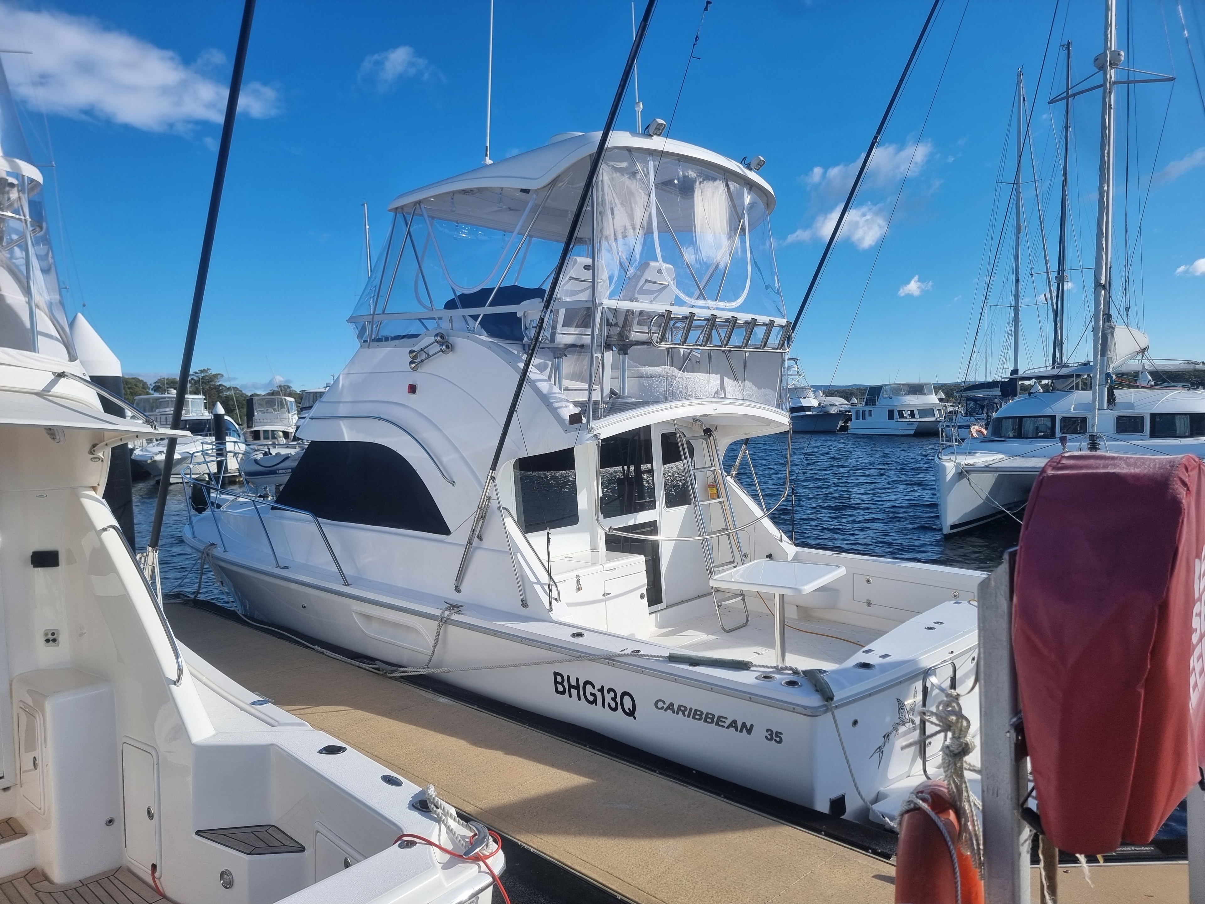 Custom Boat Awning — photo