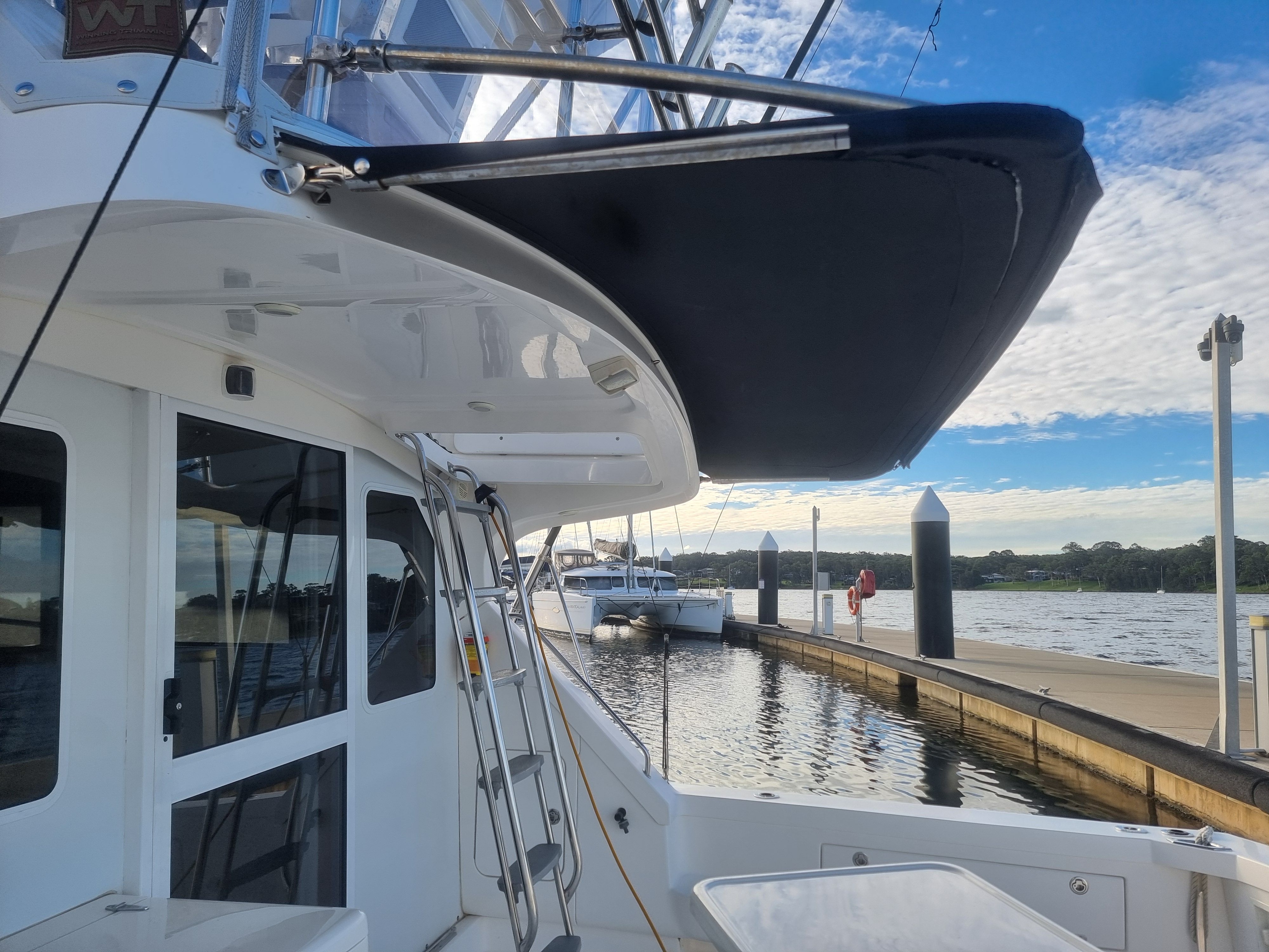 Custom Boat Awning — photo