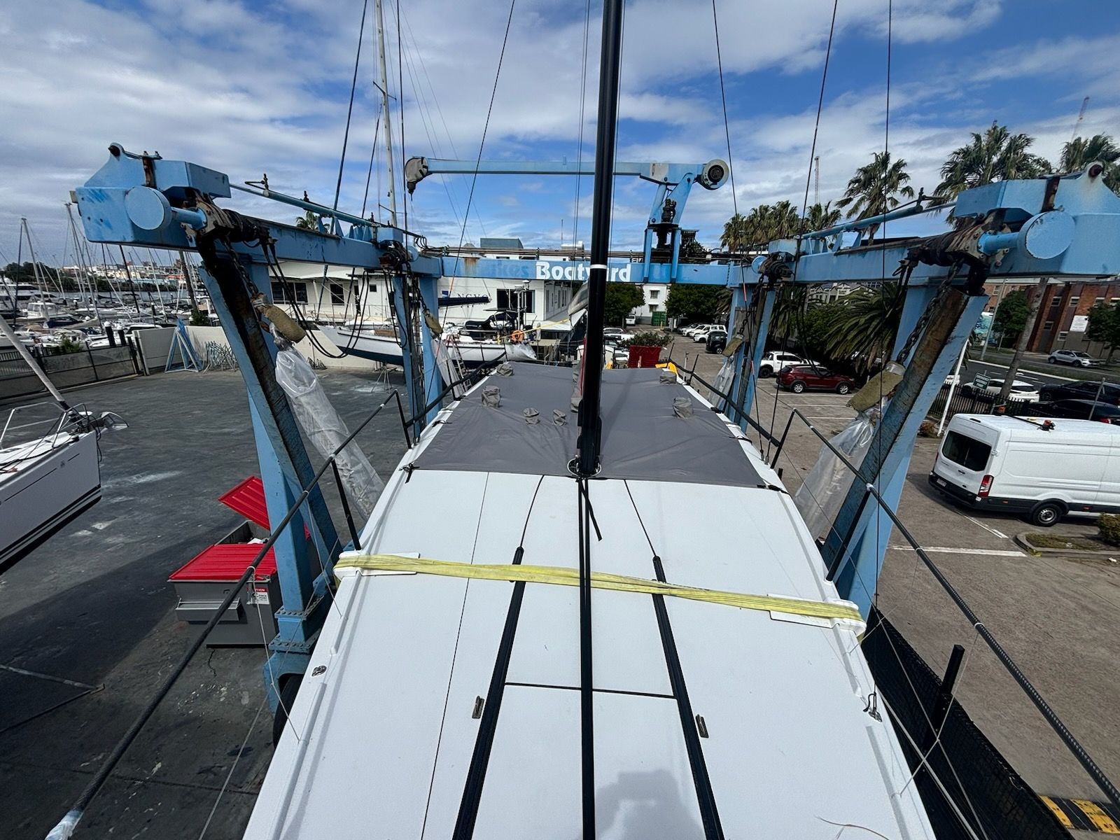 Rudder & Tiller Covers in WeatherMAX — photo